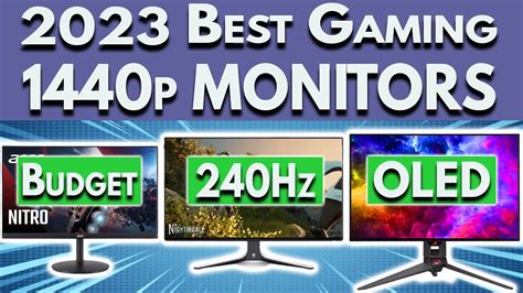 best 1440p gaming monitor 2023.